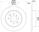 Mintex Brake Discs fits -Honda MG V240:4 MDC1601 (also fits other vehicles)