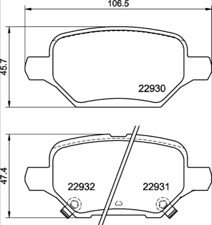 Brembo Brake Pad Set - P59099