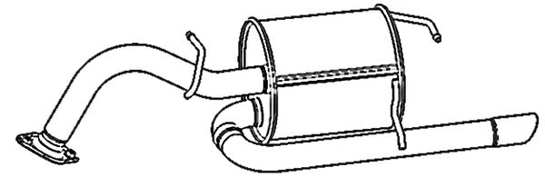 Klarius TY756B - Box With Tail Pipe