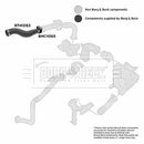 Borg & Beck Turbo Hose Part No -BTH1283