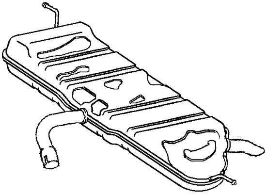 Klarius VW840B - Box With Tail Pipe