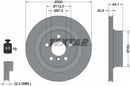 Textar  Front  Right Car Break Disc (Single) - 92326905