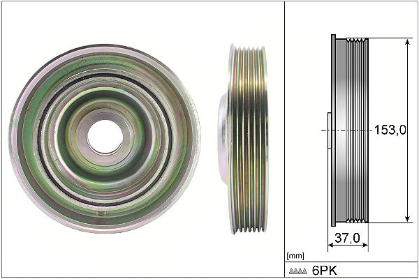 INA Belt Pulley Crankshaft Part No - 544009710