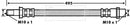 Borg & Beck Brake Hose Part No -BBH7493