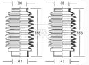 Borg & Beck Steering Gaiter Kit Part No -BSG3000