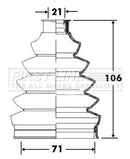 First Line Cv Joint Boot Kit Part No -FCB2365