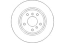 Disctech Brake Disc - Fits Infiniti, Nissan - ABD3210 - Rear Axle