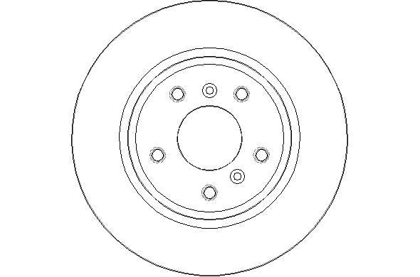 Disctech Brake Disc - Fits Infiniti, Nissan - ABD3210 - Rear Axle