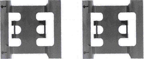 Textar Brake Pad Fitting Kit - 82028100