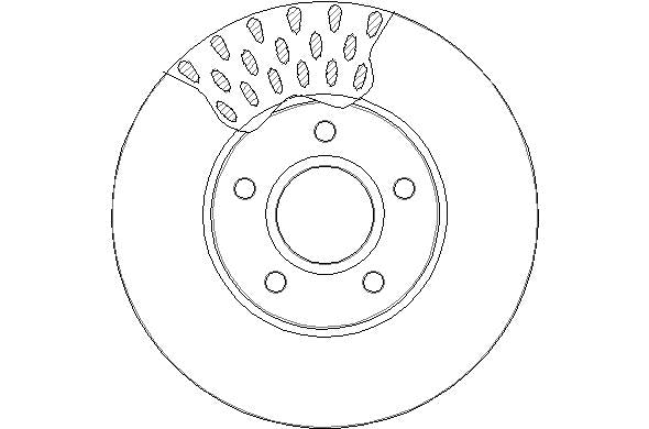 Disctech Brake Disc - Fits Ford, Subaru - ABD2364 - Front Axle