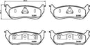 Mintex Brake Pad Set fits -Ford Usa MDB2182 (also fits other vehicles)