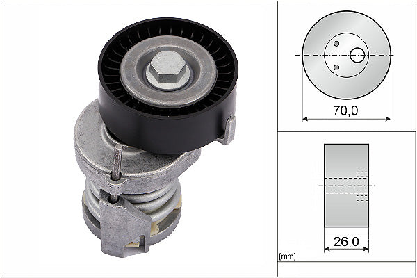 INA Tensioner Lever - V-Ribbed Belt - Part No - 534012320