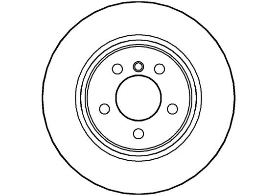 Disctech Brake Disc - Fits Bmw, Honda - ABD2741 - Rear Axle