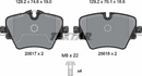 BMW; BMW (BRILLIANCE); TOYOTA, Brake Pad Set - Textar 2147601