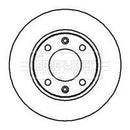Borg & Beck Brake Disc Pair Part No -BBD4910