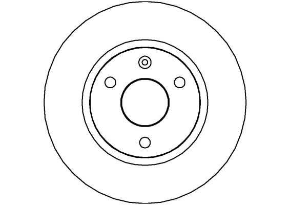 Disctech Brake Disc - Fits Citroën - ABD3526 - Front Axle