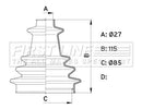First Line Cv Joint Boot Kit Part No -FCB1003