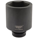 Expert HI-TORQ 6 Point Deep Impact Socket, 1" Sq Dr, 70mm