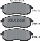 Textar Brake Pad Set - 2156101