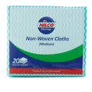 Nilco Non-Woven Cloths Medium Green - 20 Pack - TETNCA004