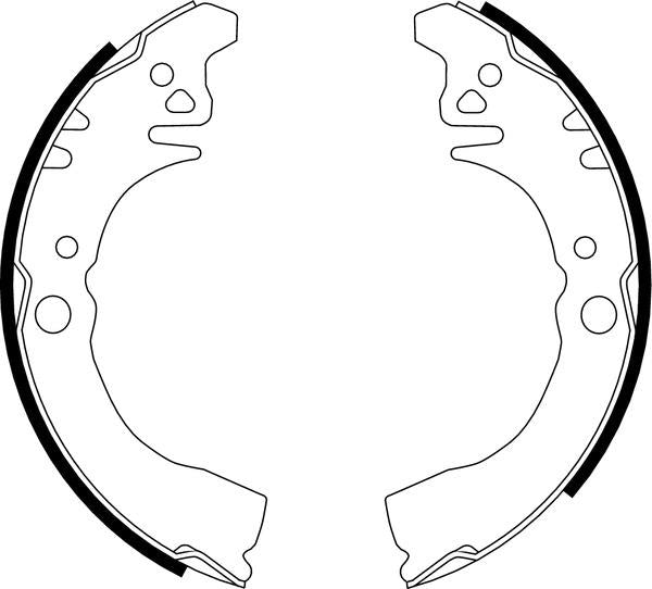 Mintex Brake Shoes fits -Daihatsu Perodua MFR444 (also fits other vehicles)