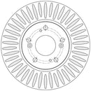 Borg & Beck Brake Disc (Pair)  - BBD5489