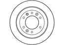 Disctech Brake Disc - Fits Kia, Renault - ABD2940 - Rear Axle