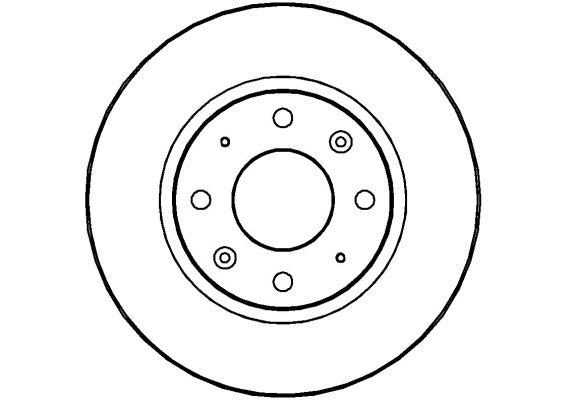 Disctech Brake Disc - Fits Kia - ABD2910 - Front Axle