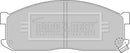 Borg & Beck Brake Pad Set -BBP1536