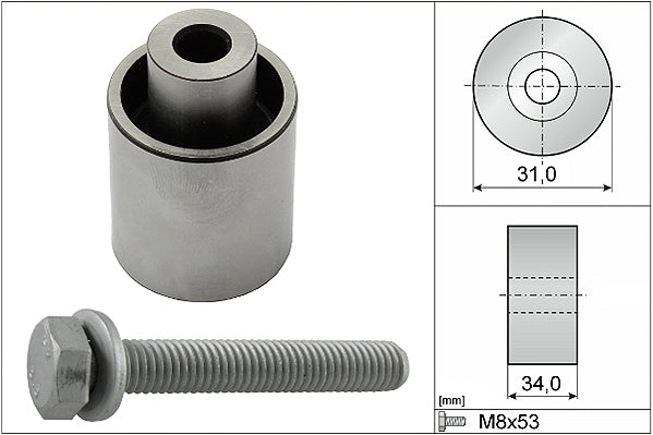 INA Deflection/Guide Pulley - Timing Belt - Part No - 532083310