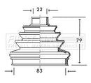 First Line Cv Joint Boot Kit Part No -FCB2006