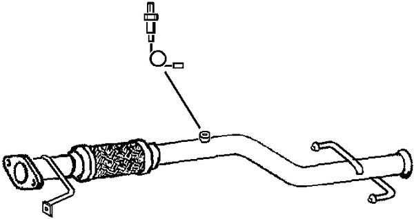 Klarius HY142H - Centre Pipe  - Fits Hyundai Getz 1.6i
