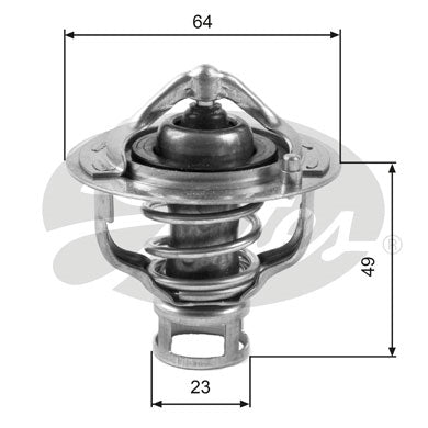 Gates Thermostat, coolant - TH04082