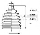 First Line Cv Joint Boot Kit Part No -FCB6330
