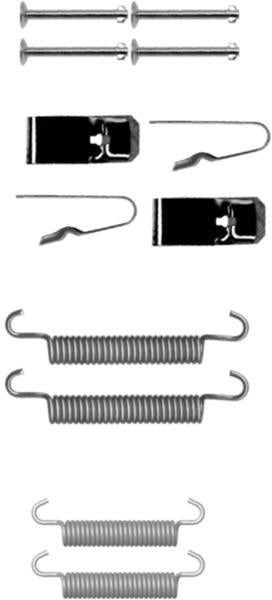 Textar Brake Shoe Fitting Kit - 97036400