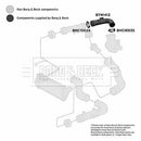 Borg & Beck Turbo Hose Part No -BTH1412