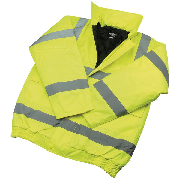 High Visibility Bomber Jacket, Size XXL