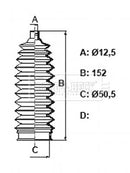 Borg & Beck Steering Gaiter Kit Part No -BSG3443