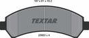Textar Brake Pad Set - 2366301