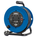 230V Four Socket Industrial Cable Reel, 50m