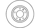 Disctech Brake Disc - Fits Bmw, Citroën - ABD3169 - Front Axle