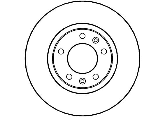 Disctech Brake Disc - Fits Bmw, Citroën - ABD3169 - Front Axle