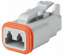 HELLA 8JA 201 021-801 Plug Housing - 2-pin connector