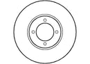 Disctech Brake Disc - Fits Ford - ABD2660 - Front Axle