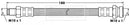 Borg & Beck Brake Hose Part No -BBH7453