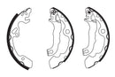 Bosch Brake Shoe Bs867 Part No - 0986487633