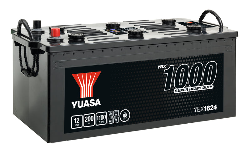 Yuasa YBX1624 Super Heavy Duty Battery - 1624