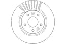 Disctech Brake Disc - Fits Nissan - ABD3209 - Front Axle