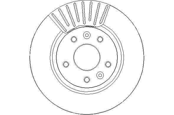 Disctech Brake Disc - Fits Nissan - ABD3209 - Front Axle