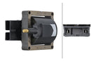 HELLA 5DA 358 168-711 Ignition Coil - 2-pin connector - Bolted